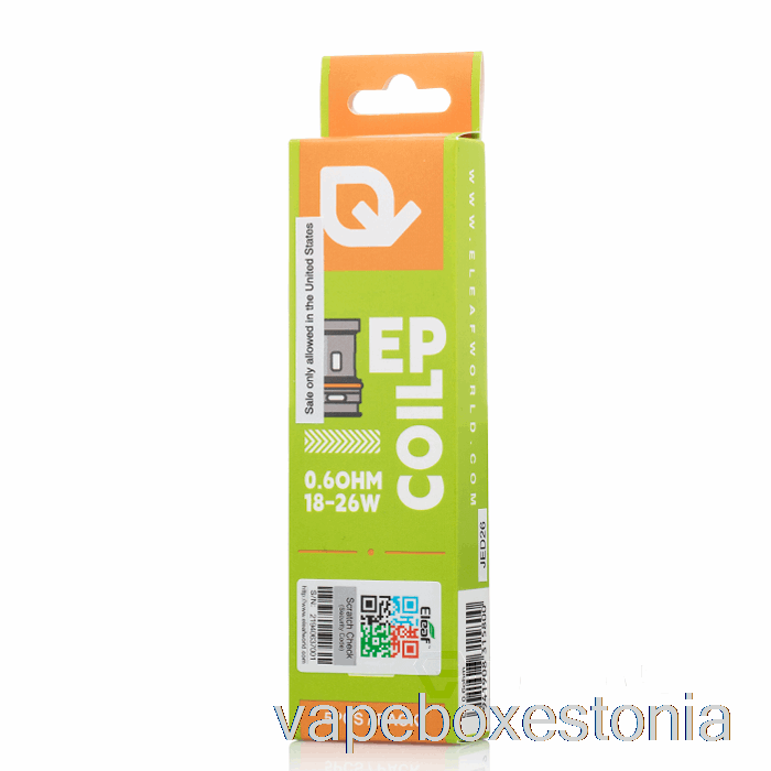 Vape Box Estonia Eleaf Ep Asenduspoolid 0,6ohm Ep Coils